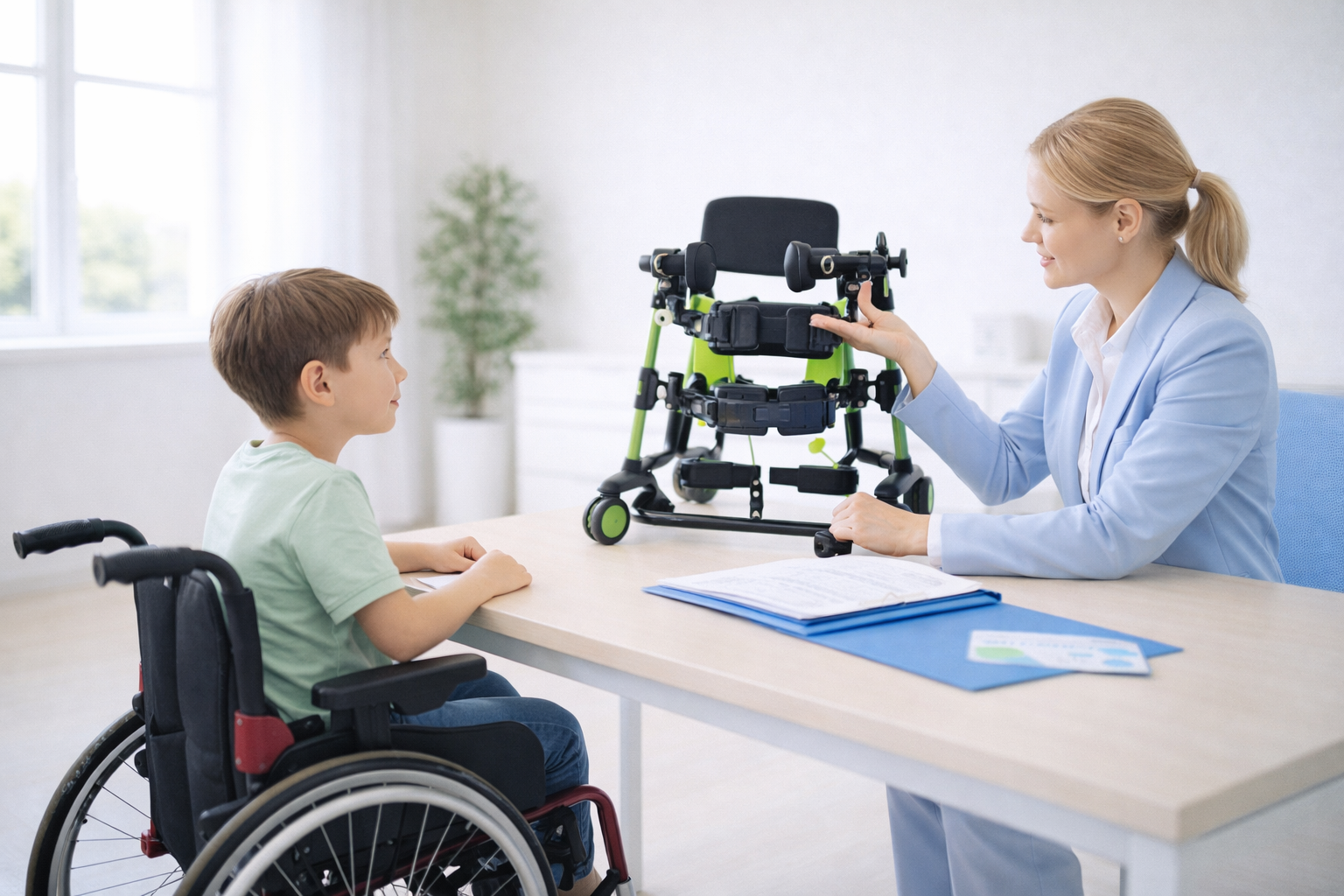 Обучение детей-инвалидов пользованию техническими средствами реабилитации